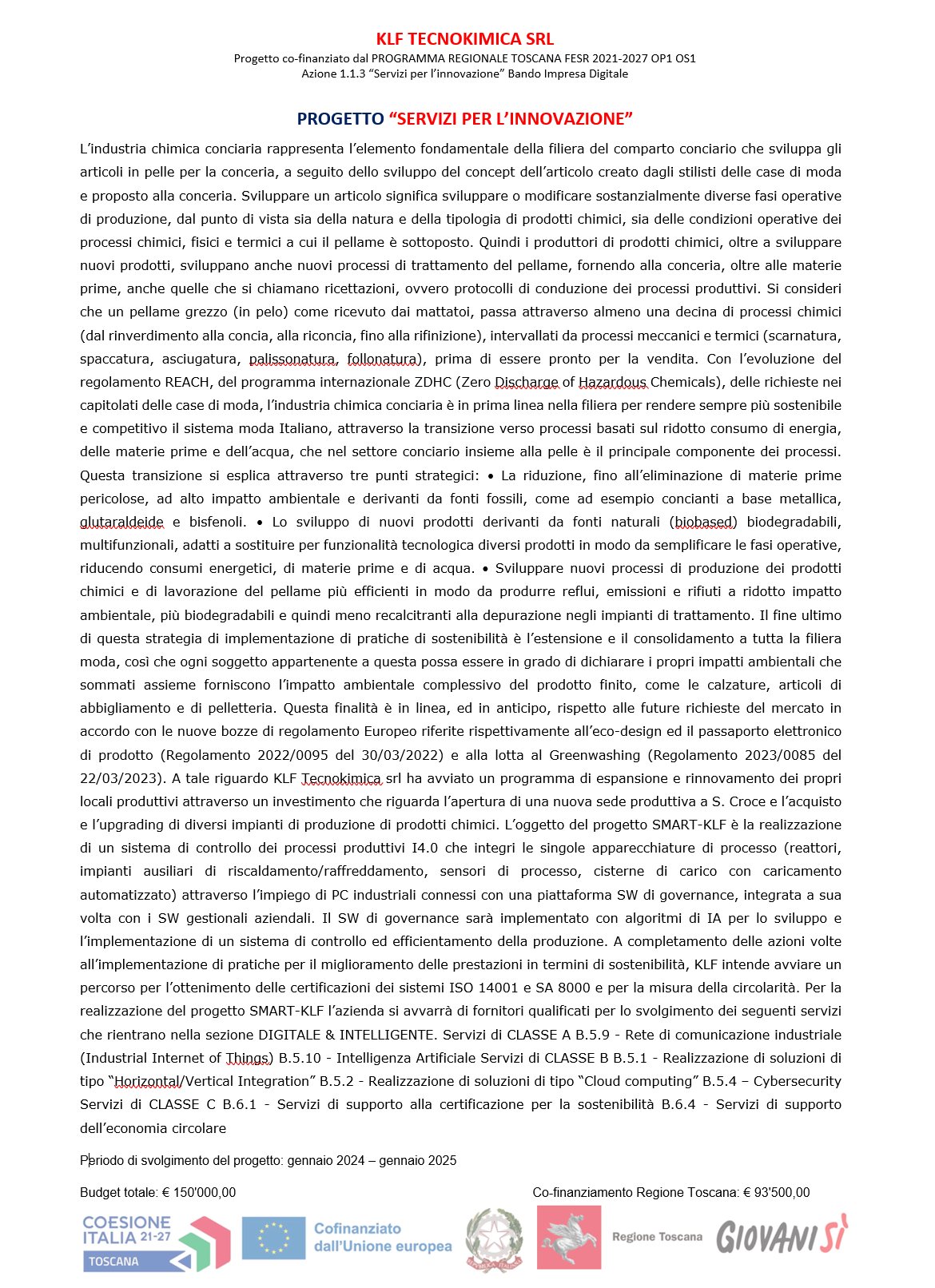 Servizi per l’innovazione - Bando Impresa Digitale